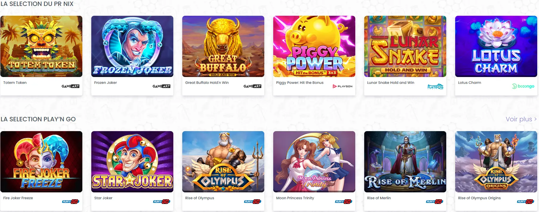 top machines à sous Madnix Casino